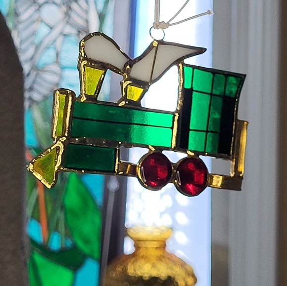 Stained Glass Train Ornament - Picture 9 of 13